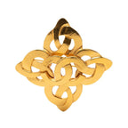 Chanel CC Logo Brooch Gold Plated