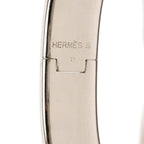Hermes Click PM Bracelet Silver Ivory Metal Enamel — view 4
