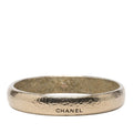 Chanel Logo Bangle Champagne Gold Plated 1- Bracelet