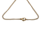 Chanel CC Logo Mushroom Bracelet Gold Orange Plated Enamel — view 4
