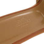 Hermes Oran 36.5 Leather Brown Sandals — view 6