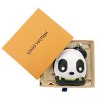 Louis Vuitton LV Panda Monogram White Black Brown Key Holder Bag Charm — view 2