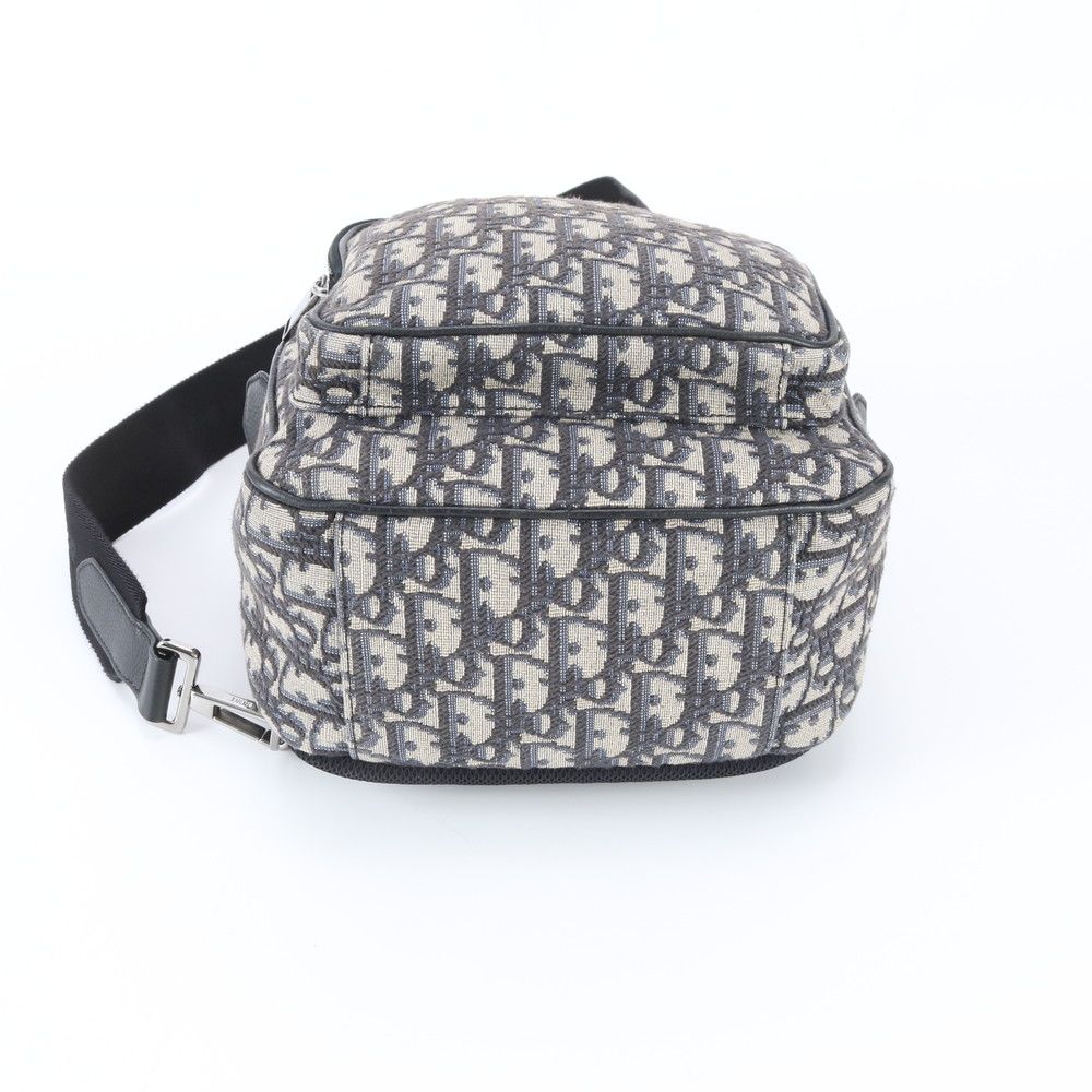 Dior Oblique Sling Bag Leather 2-Way Crossbody Shoulder — view 6