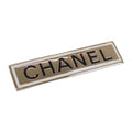 Chanel Logo Plate 21 Brooch Metal Gold