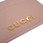 Gucci Script Card Case Leather Light Pink — view 6