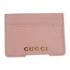 Gucci Script Card Case Leather Light Pink — view 2