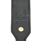 Louis Vuitton Monogram Shoulder Strap Brown Black Leather — view 6