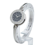 Bvlgari Watch Bangle Black Silver Stainless Steel — view 2
