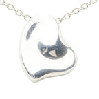 Tiffany & Co Elsa Peretti Full Heart Chain Pendant Silver — view 2