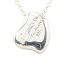 Tiffany & Co Elsa Peretti Full Heart Chain Pendant Silver — view 3