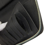 Louis Vuitton Epi Zippy Wallet Vertical Zip Around Noir Black Leather — view 7