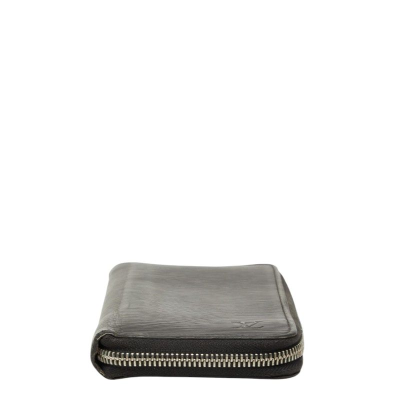 Louis Vuitton Epi Zippy Wallet Vertical Zip Around Noir Black Leather — view 3