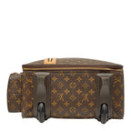 Louis Vuitton Monogram Bosphore Travel Bag Suitcase Brown Leather — view 3