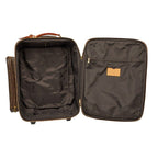 Louis Vuitton Monogram Bosphore Travel Bag Suitcase Brown Leather — view 9