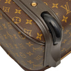 Louis Vuitton Monogram Bosphore Travel Bag Suitcase Brown Leather — view 7