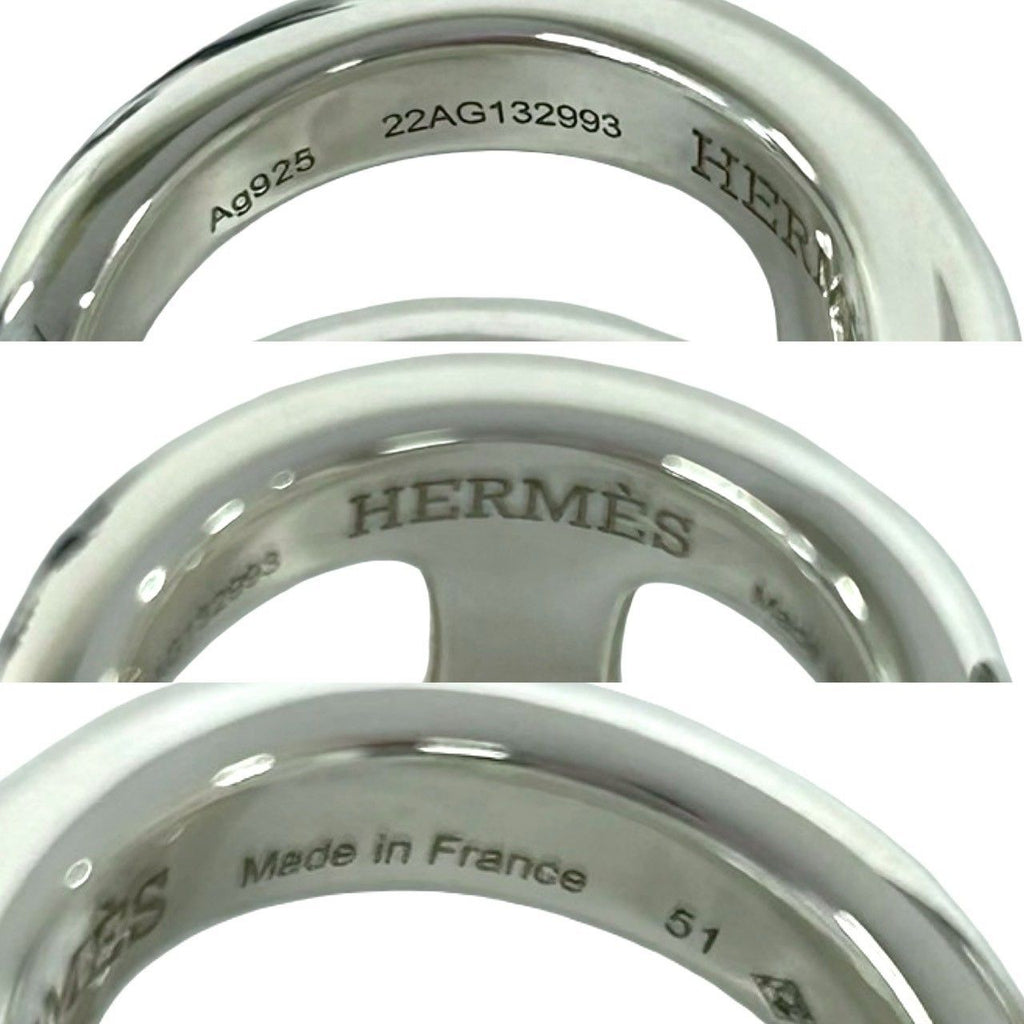 Hermes Osmose GM Ring 925 Sterling Silver — view 3