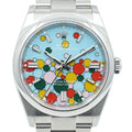 Rolex Watch Oyster Perpetual 36 Celebration Turquoise SS Automatic Winding