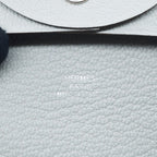 Hermes Bastia Coin Case Card Gris Perle Leather Ice Gray Box — view 7