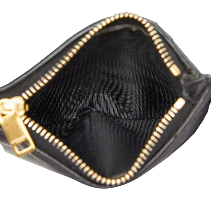 Saint Laurent Monogram 2 Parts Zip Wallet Bifold Black Tannin Leather — view 7