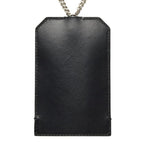 Saint Laurent Chain Card Case ID Black Leather — view 2