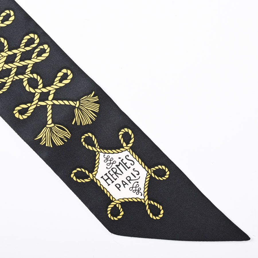 Hermes Scarf Twilly Scarves White — view 3