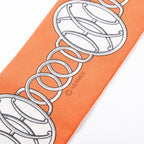 Hermes Scarf Twilly Scarves Orange — view 4