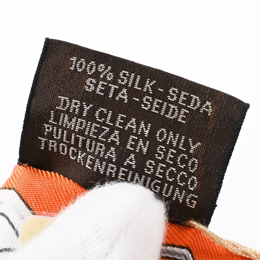 Hermes Scarf Twilly Scarves Orange — view 6