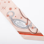 Hermes Scarf Twilly Scarves Beige — view 3