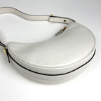 Prada Shoulder Bag Leather White — view 2