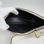 Prada Shoulder Bag Leather White — view 9