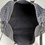 Louis Vuitton Keepall Bandouliere 55 2-Way Boston Bag Damier Graphite Noir — view 8