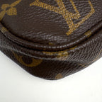 Louis Vuitton Pochette Makeup Cosmetics Pouch Monogram Brown — view 3