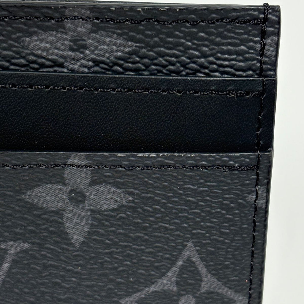 Louis Vuitton Card Holder Double Case Monogram Eclipse Black — view 4