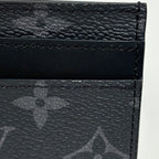 Louis Vuitton Card Holder Double Case Monogram Eclipse Black — view 4