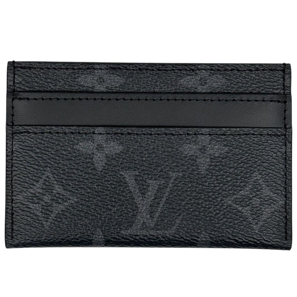 Louis Vuitton Card Holder Double Case Monogram Eclipse Black