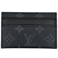 Louis Vuitton Card Holder Double Case Monogram Eclipse Black