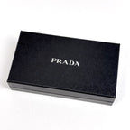 Prada Logo Bifold Wallet Leather Nero — view 9