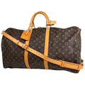 Louis Vuitton Keepall Bandouliere 55 2-Way Boston Bag Monogram Brown