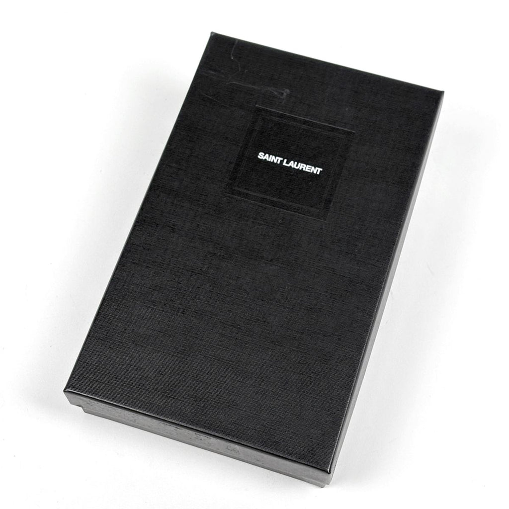 Saint Laurent Logo Bifold Wallet Leather Pink — view 9