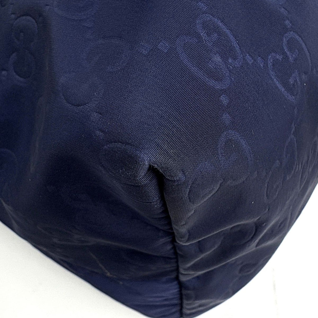 Gucci GG Pattern Tote 2-Way Nylon Blue — view 3