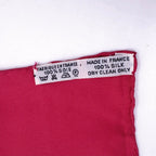 Hermes Re Tambour Carre 90 Silk White Multicolor Red Scarf — view 3