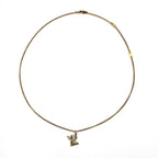 Louis Vuitton LV Twig Gold Plated Necklace — view 3