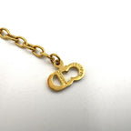 Dior Double Strand Drop Rhinestone Faux Pearl Gold Necklace — view 4
