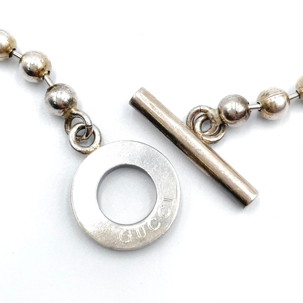 Gucci Ball Chain Silver Bracelet — view 7