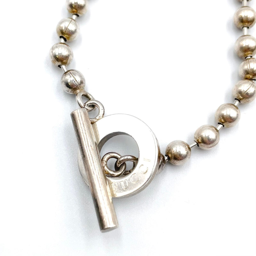 Gucci Ball Chain Silver Bracelet — view 6