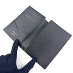 Louis Vuitton Couverture Passport Monogram Reverse Leather Black Light Brown — view 3