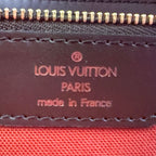 Louis Vuitton Nolita 24 Damier Ebene Leather Brown Handbag Gold — view 4