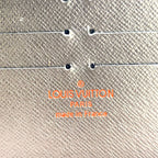 Louis Vuitton Zippy Organizer Damier Ebene Leather Brown Round Wallet Gold — view 4