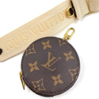 Louis Vuitton LV On The Go Coin Case Canvas Ivory Shoulder Strap Gold — view 7