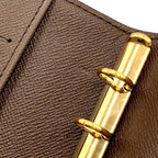 Louis Vuitton Agenda PM Damier Brown Notebook Cover Gold — view 9